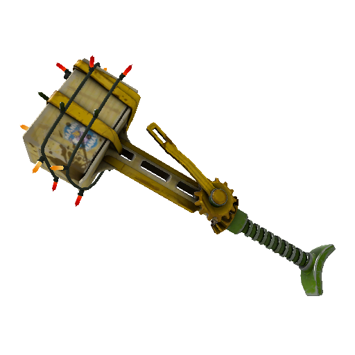 Strange Festivized Professional Killstreak Mannana Peeled Powerjack (Battle Scarred)