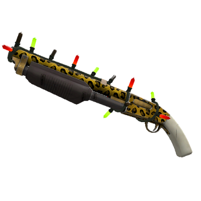 Strange Festivized Specialized Killstreak Leopard Printed Shotgun (Minimal Wear)