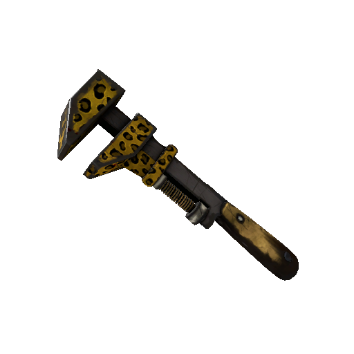 Strange Leopard Printed Wrench (Well-Worn)