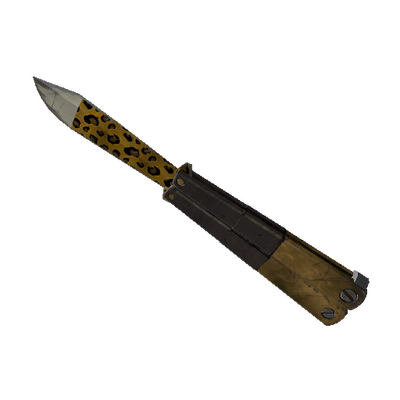 Unusual Leopard Printed Knife (Field-Tested)