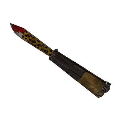 Leopard Printed Knife (Well-Worn)