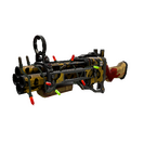 Unusual Festivized Killstreak Leopard Printed Iron Bomber (Battle Scarred)