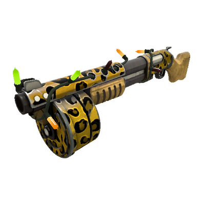 Strange Festivized Specialized Killstreak Leopard Printed Panic Attack (Field-Tested)