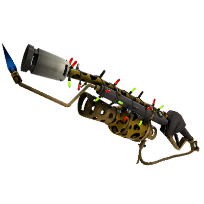 Strange Festivized Leopard Printed Flame Thrower (Factory New)