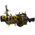 Unusual Festivized Professional Killstreak Leopard Printed Grenade Launcher (Field-Tested)