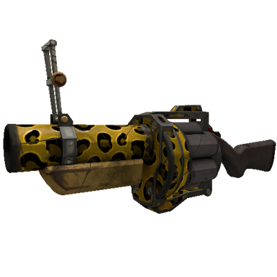 Unusual Specialized Killstreak Leopard Printed Grenade Launcher (Well-Worn)