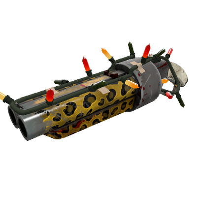 Unusual Festivized Leopard Printed Scattergun (Battle Scarred)
