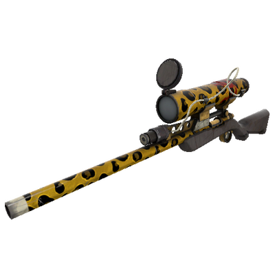 Strange Professional Killstreak Leopard Printed Sniper Rifle (Well-Worn)