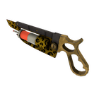 Unusual Professional Killstreak Leopard Printed Ubersaw (Minimal Wear)