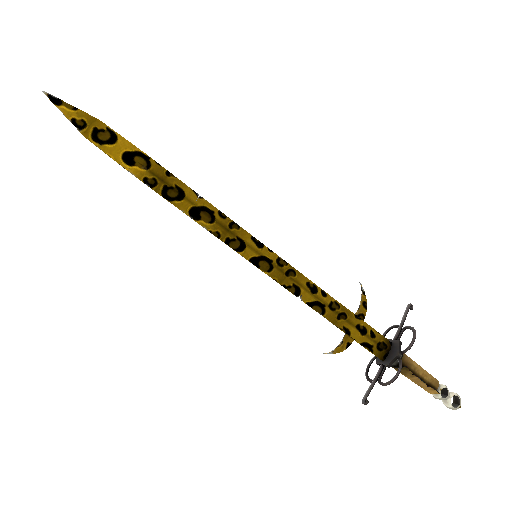 Leopard Printed Claidheamh Mor