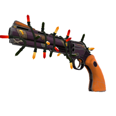 Unusual Festivized Professional Killstreak Horror Holiday Revolver (Field-Tested)