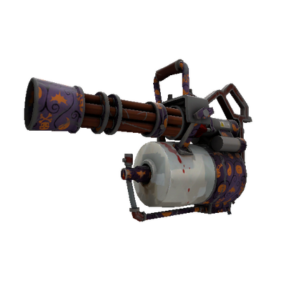 Unusual Professional Killstreak Spirit of Halloween Minigun (Well-Worn)