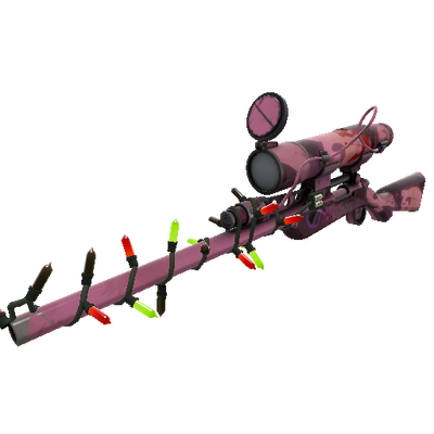 Strange Festivized Specialized Killstreak Spectral Shimmered Sniper Rifle (Well-Worn)
