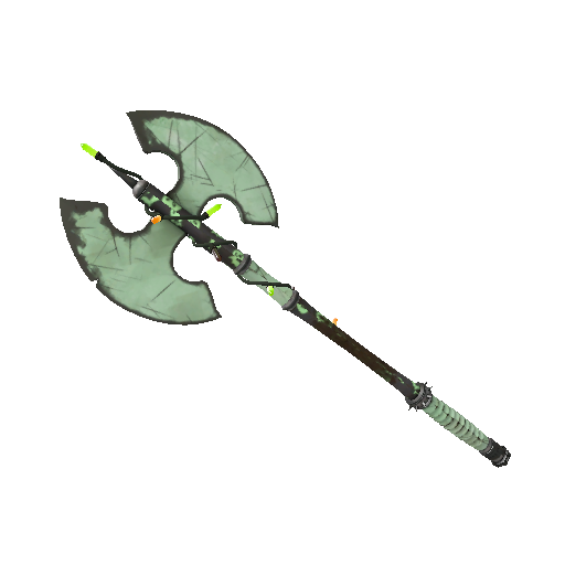 Strange Festivized Haunted Ghosts Scotsman's Skullcutter (Well-Worn)
