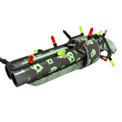 Unusual Festivized Professional Killstreak Haunted Ghosts Scattergun (Well-Worn)