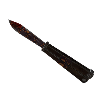 Strange Professional Killstreak Skull Study Knife (Well-Worn)