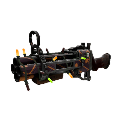 Strange Festivized Professional Killstreak Skull Study Iron Bomber (Well-Worn)