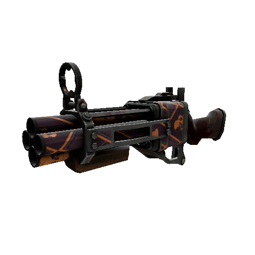 Strange Killstreak Skull Study Iron Bomber (Well-Worn)
