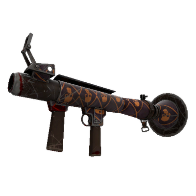 Unusual Specialized Killstreak Skull Study Rocket Launcher (Battle Scarred)