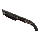 Strange Damascus and Mahogany Shotgun (Battle Scarred)