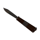 Strange Damascus and Mahogany Knife (Minimal Wear)