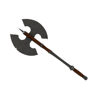 Strange Damascus and Mahogany Scotsman's Skullcutter (Minimal Wear)