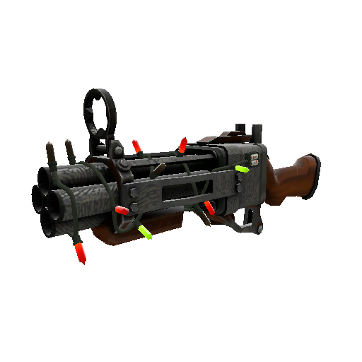 Festivized Damascus and Mahogany Iron Bomber (Field-Tested)