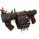 Unusual Festivized Professional Killstreak Damascus and Mahogany Stickybomb Launcher (Minimal Wear)