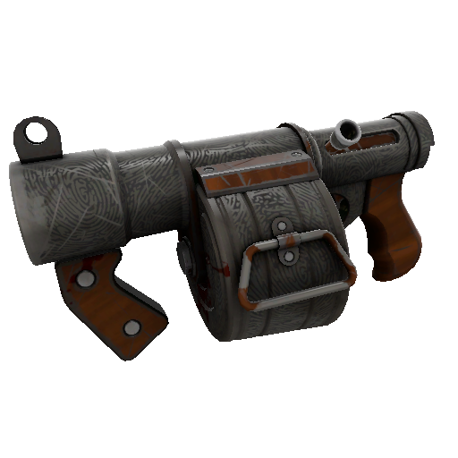 Strange Killstreak Damascus and Mahogany Stickybomb Launcher (Well-Worn)