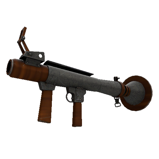 Damascus and Mahogany Rocket Launcher (Minimal Wear)