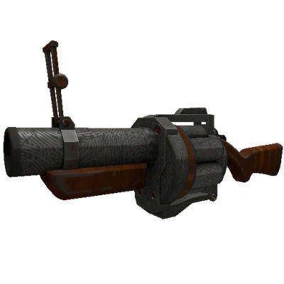 Unusual Damascus and Mahogany Grenade Launcher (Field-Tested)