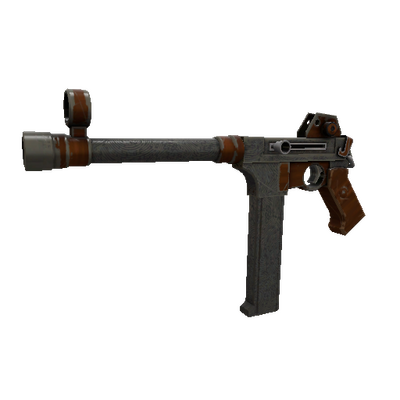 Strange Damascus and Mahogany SMG (Field-Tested)