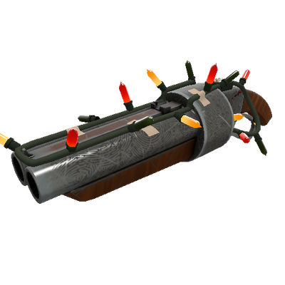 Strange Festivized Specialized Killstreak Damascus and Mahogany Scattergun (Field-Tested)