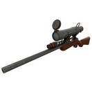 Strange Killstreak Damascus and Mahogany Sniper Rifle (Minimal Wear)