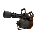 Strange Damascus and Mahogany Minigun (Minimal Wear)