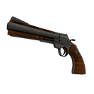 Damascus and Mahogany Revolver (Factory New)