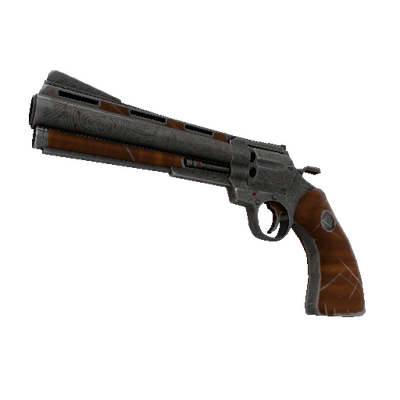 Strange Professional Killstreak Damascus and Mahogany Revolver (Field-Tested)