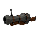 Damascus and Mahogany Loose Cannon (Well-Worn)