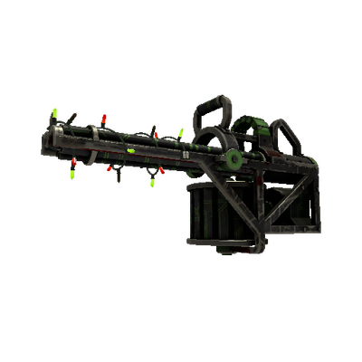 Strange Festivized Professional Killstreak Alien Tech Brass Beast (Battle Scarred)