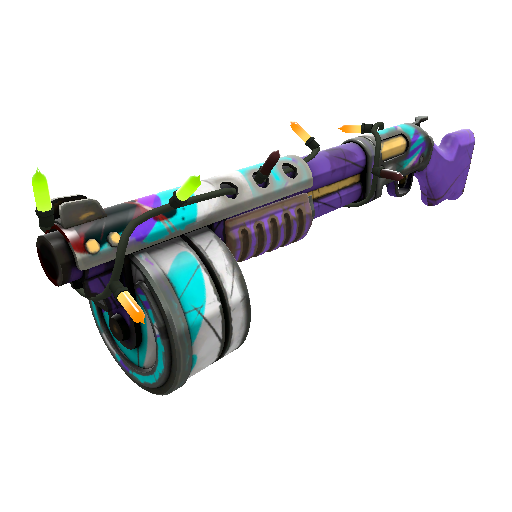 Strange Festivized Professional Killstreak Jazzy Panic Attack (Well-Worn)