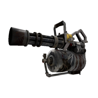 Iron Wood Minigun (Battle Scarred)