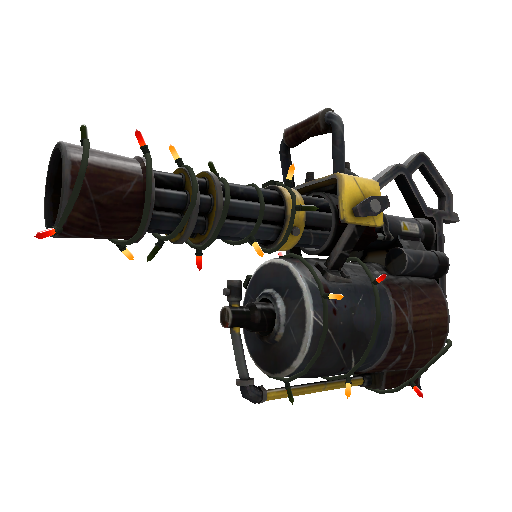 Festivized Iron Wood Minigun (Field-Tested)