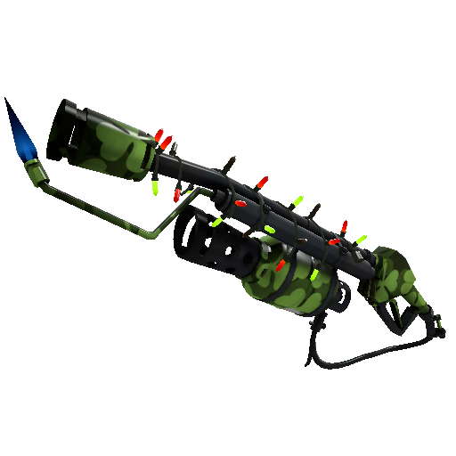 Festivized Clover Camo'd Flame Thrower (Factory New)