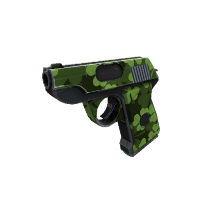 Strange Clover Camo'd Pistol (Minimal Wear)