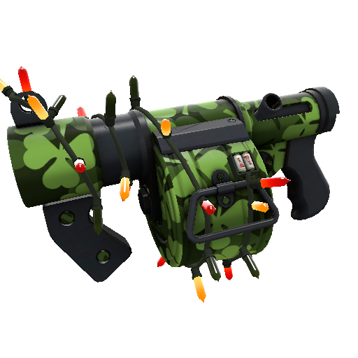 Festivized Clover Camo'd Stickybomb Launcher (Factory New)
