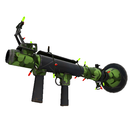 Festivized Clover Camo'd Rocket Launcher (Field-Tested)