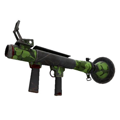 Strange Clover Camo'd Rocket Launcher (Battle Scarred)