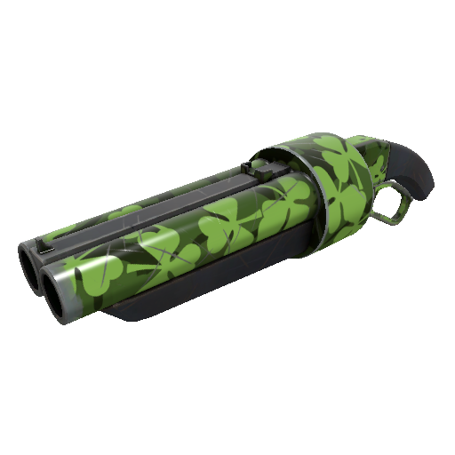 Clover Camo'd Scattergun (Minimal Wear)