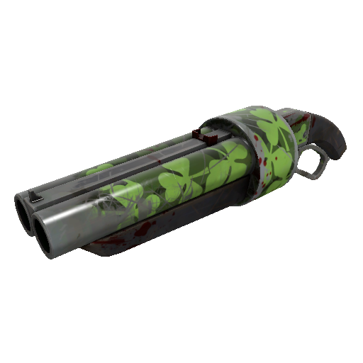 Clover Camo'd Scattergun (Battle Scarred)