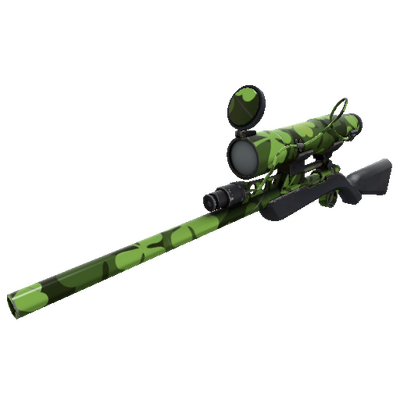 Unusual Professional Killstreak Clover Camo'd Sniper Rifle (Minimal Wear)